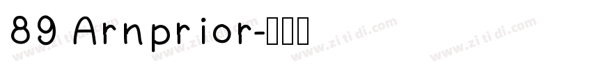 89 Arnprior字体转换